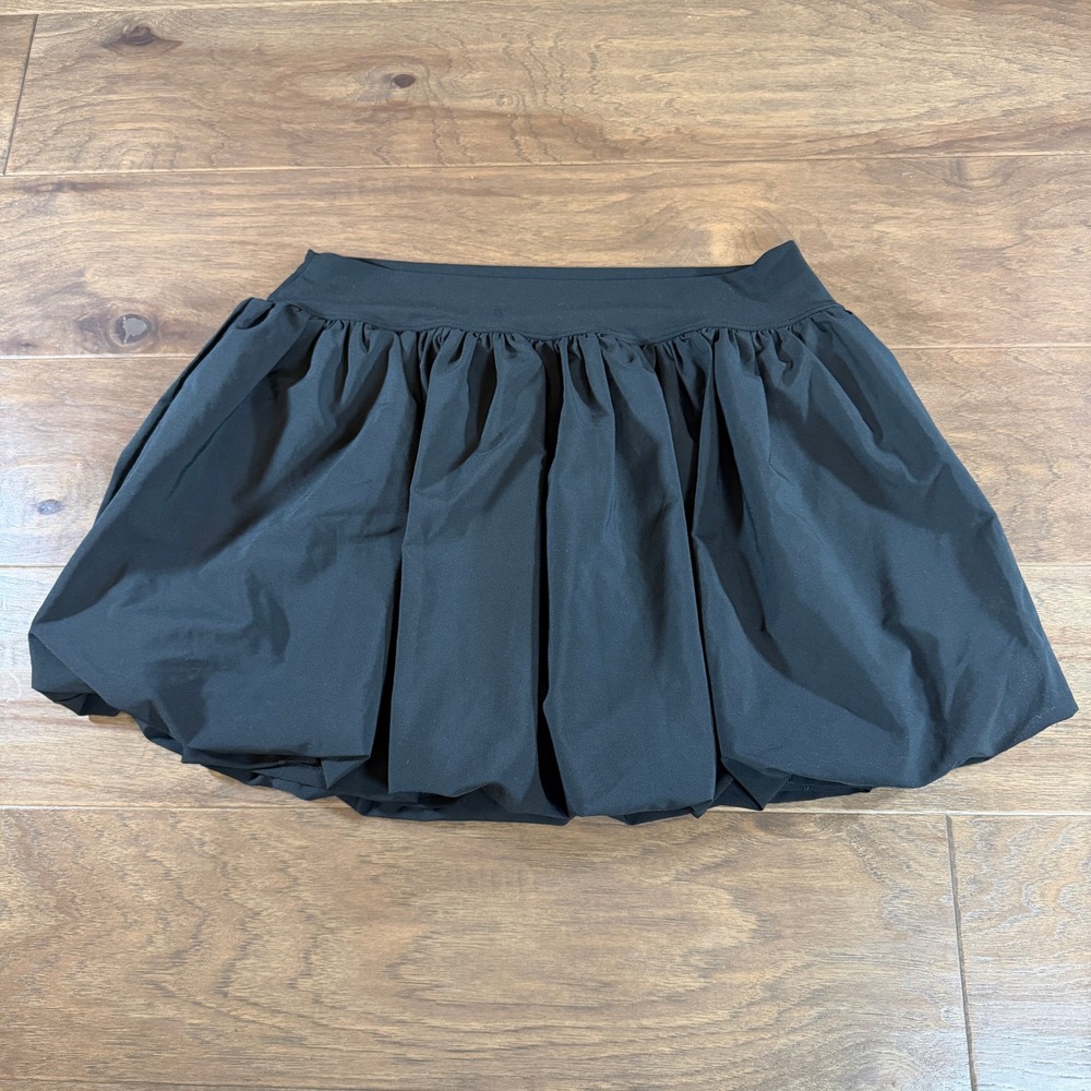 YPB YOUR PERSONAL BEST Black Bubble Skirt With Built In Shorts Size L Athletic‎